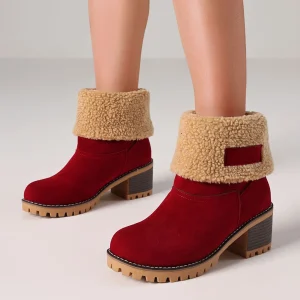 Faux Fur Snow Boots