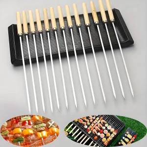 50-Pack Stainless Steel BBQ Skewers