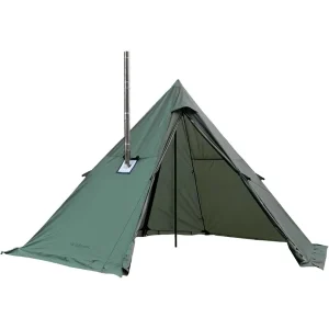 Hot Tent with Stove Jack and Snow Skirt