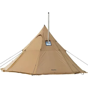Camping Hot Tent 4-8 Person Tipi Tent with Stove Jack