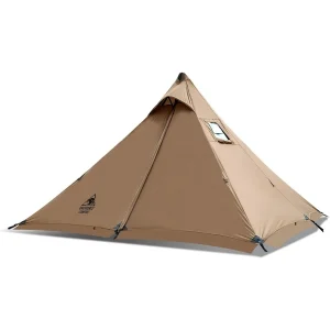 APEX Trail Teepee Tent Waterproof Windproof Hot Tent with Stove Jack for 2 People Ideal for Camping Hiking